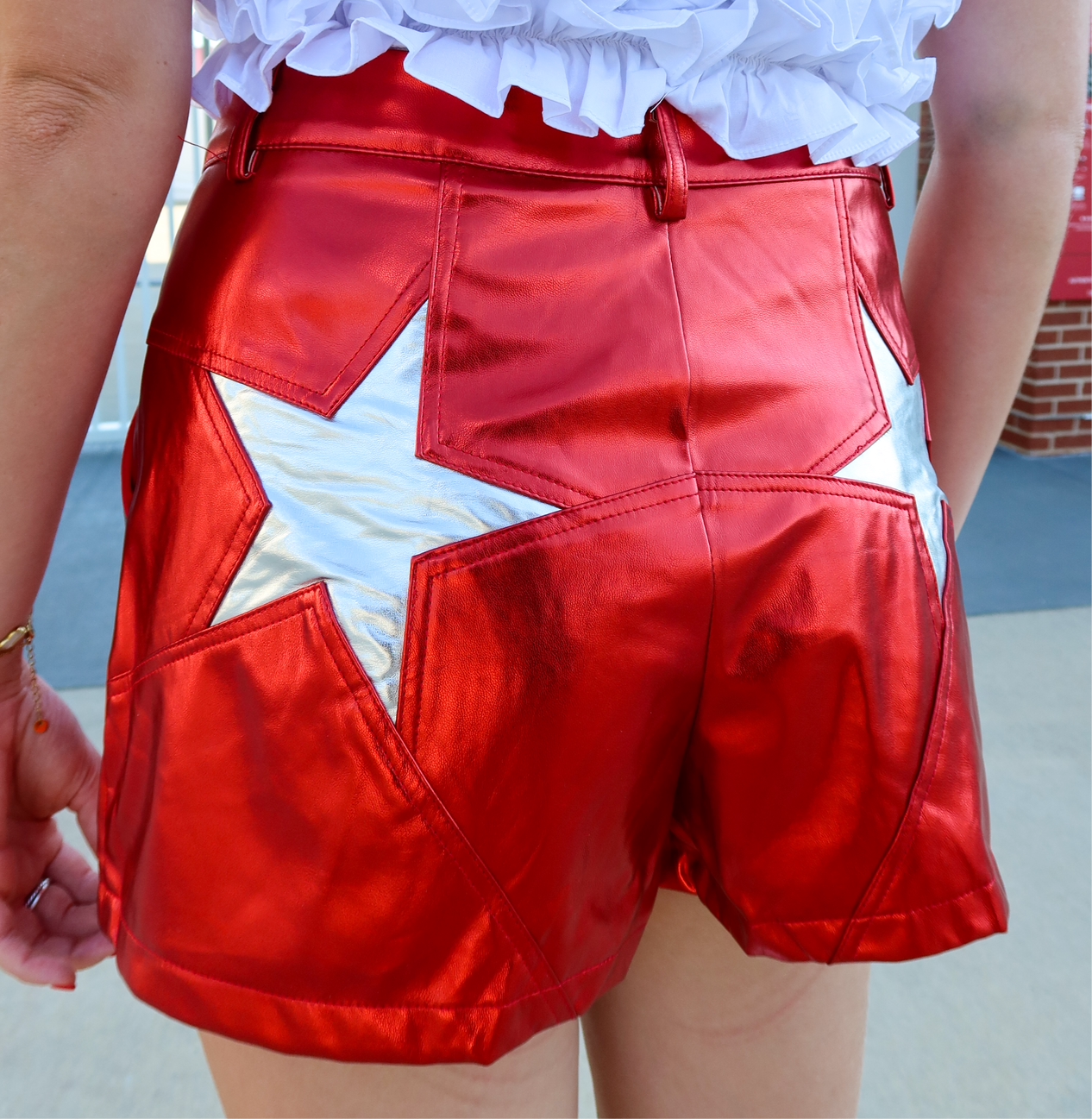 Red Star Shorts